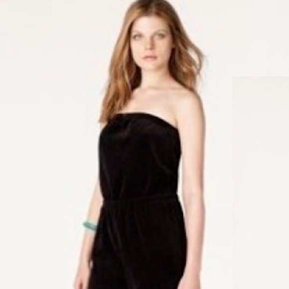 Juicy Couture Romper Jumpsuit Tracksuit Black - Picture 2 of 4